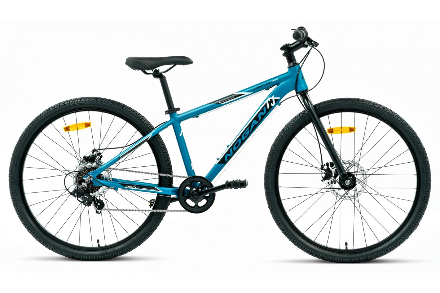 Nogan Gravel PRO 26 Zoll Kinder-Mountainbike Blau