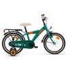 Loekie Booster Kinderfahrrad 16 Zoll Jungen Grün