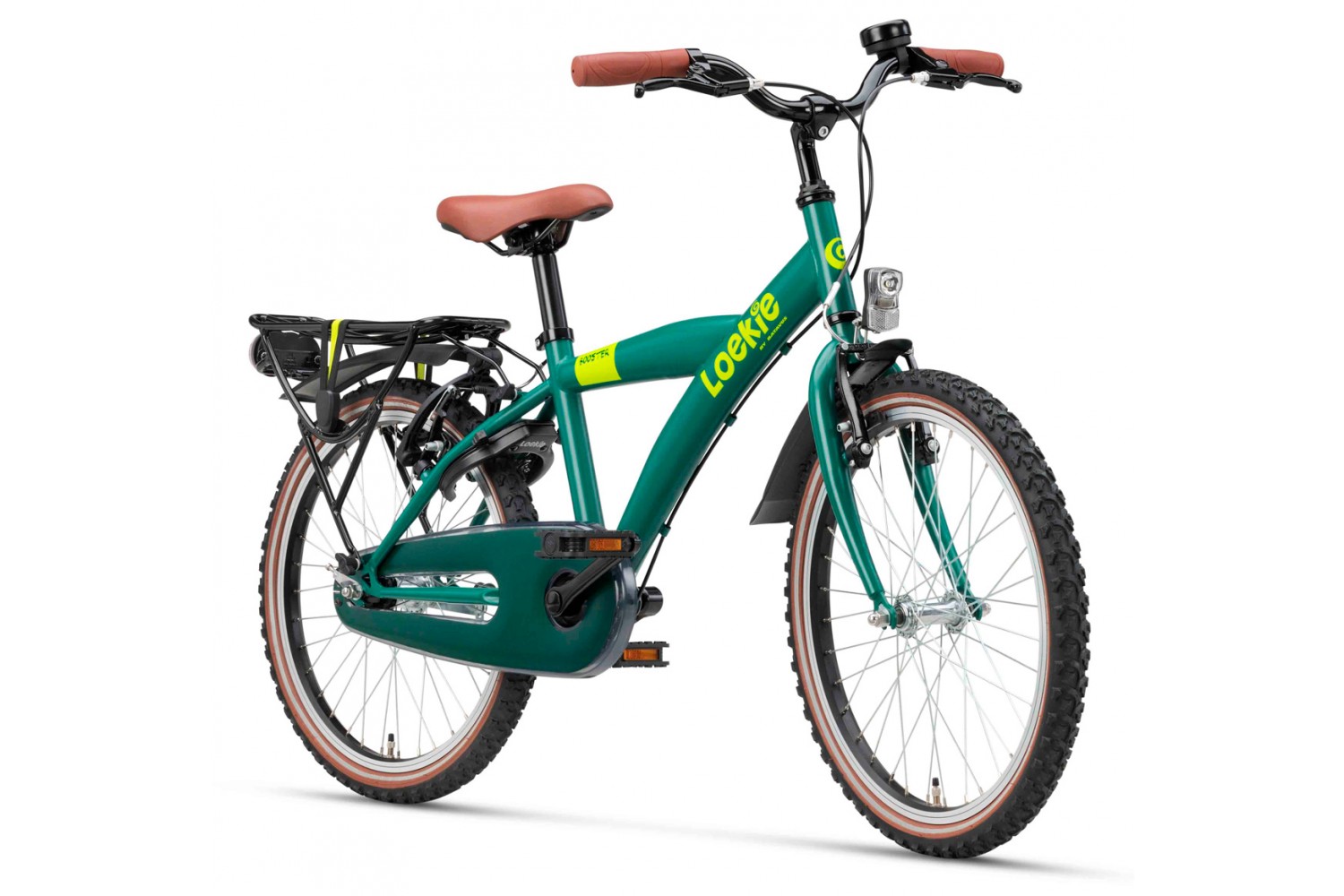 Loekie Booster Kinderfahrrad 20 Zoll Jungen Grün