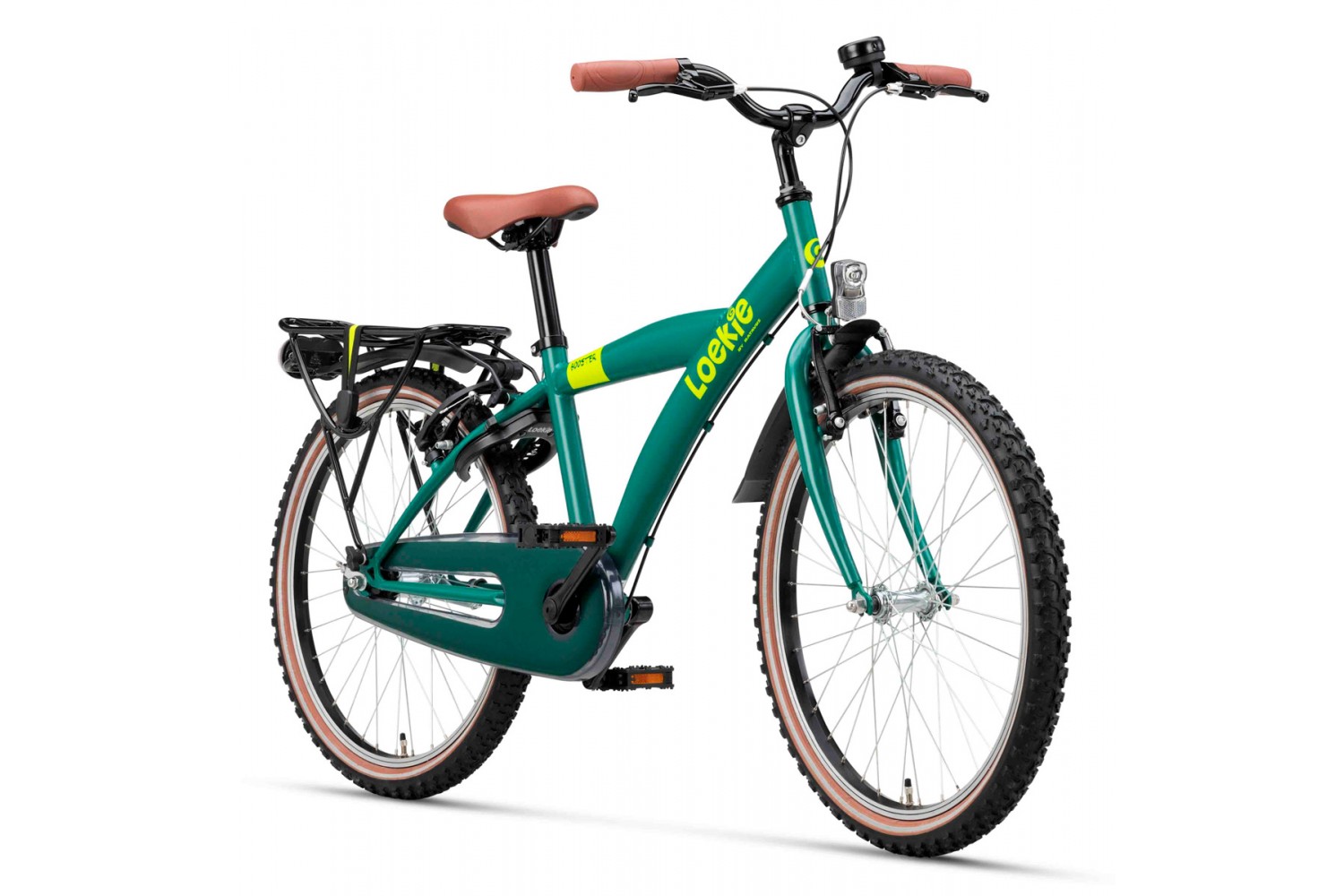 Loekie Booster Kinderfahrrad 22 Zoll Jungen Grün