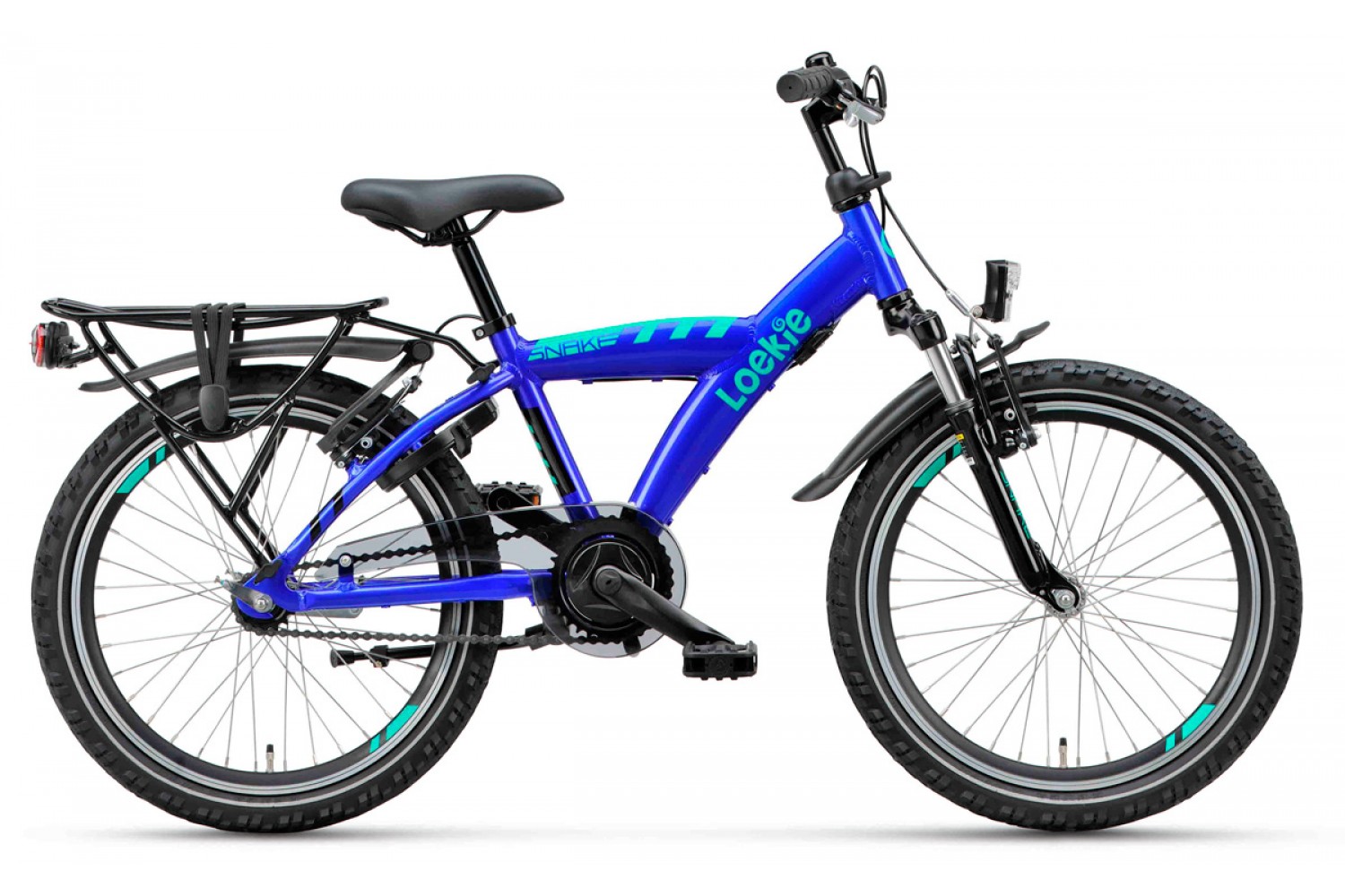 Loekie Snake Kinderfahrrad 20 Zoll Jungen Blau