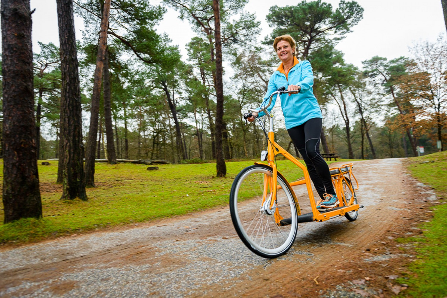 Lopifit Elektrisches Laufband Fahrrad Rot