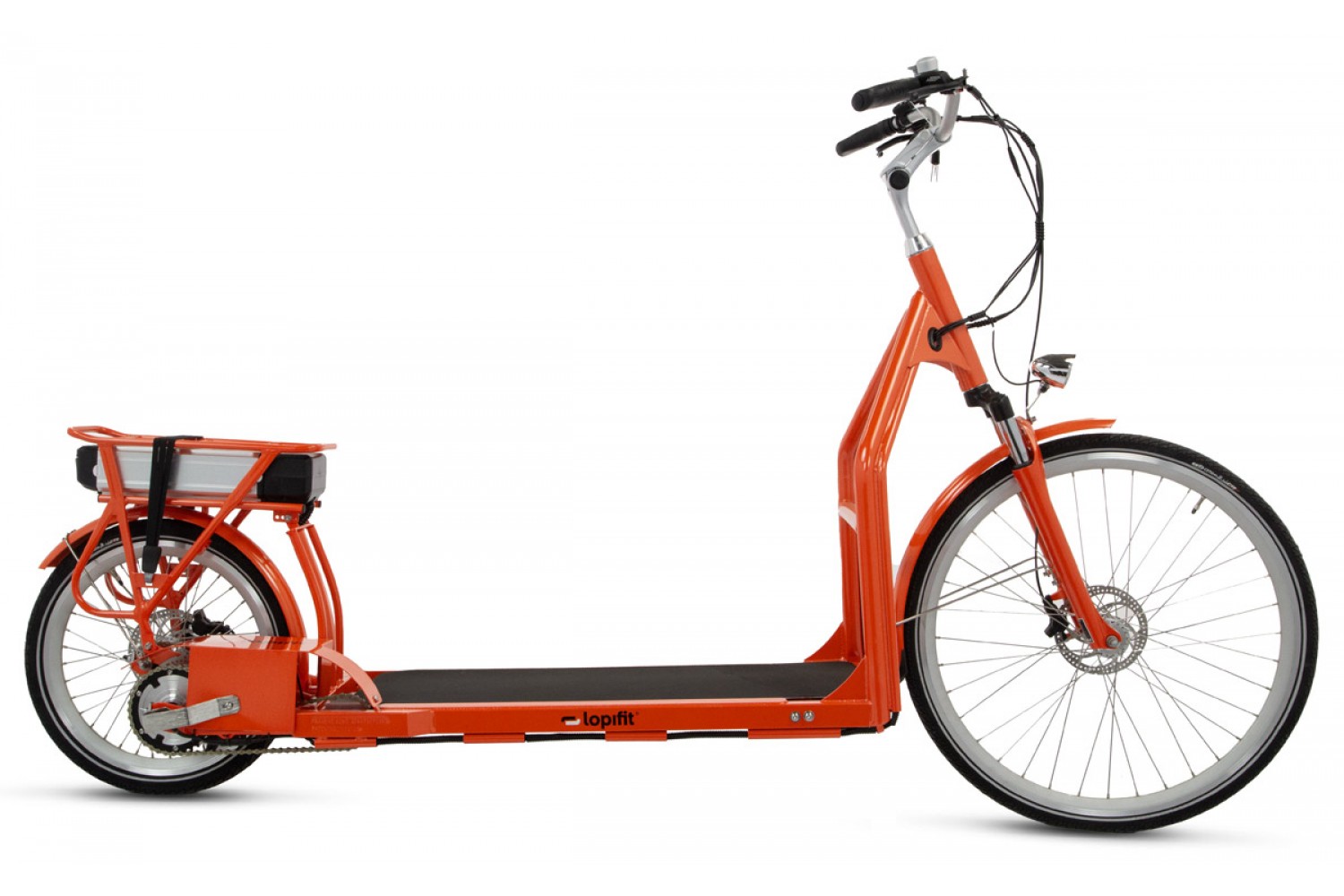 Lopifit Elektrisches Laufband Fahrrad Orange