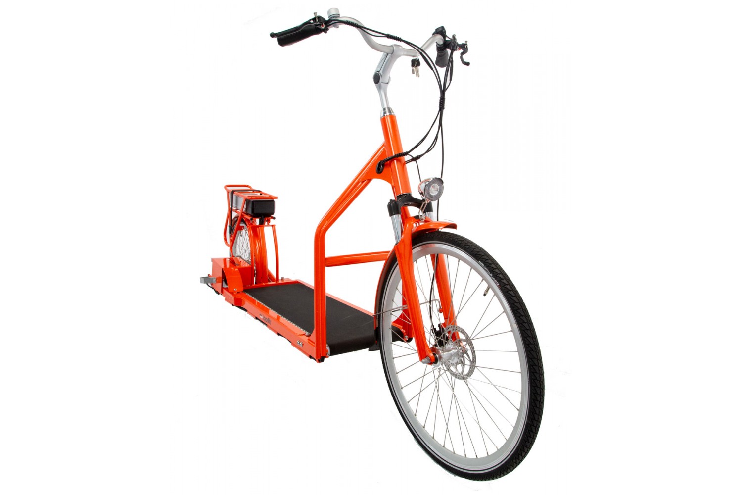 Lopifit Elektrisches Laufband Fahrrad Orange