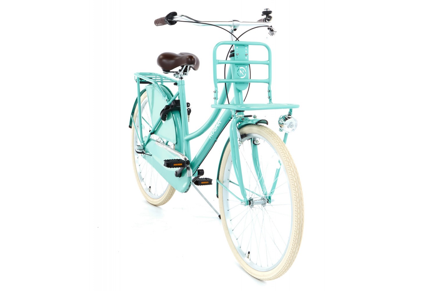 Nogan Vintage N3 Transport Fahrrad 26-Zoll-Mädchen Aqua Blue Nogan Vintage N3 Hollandrad 26 Zoll Mädchen Aqua Blau
