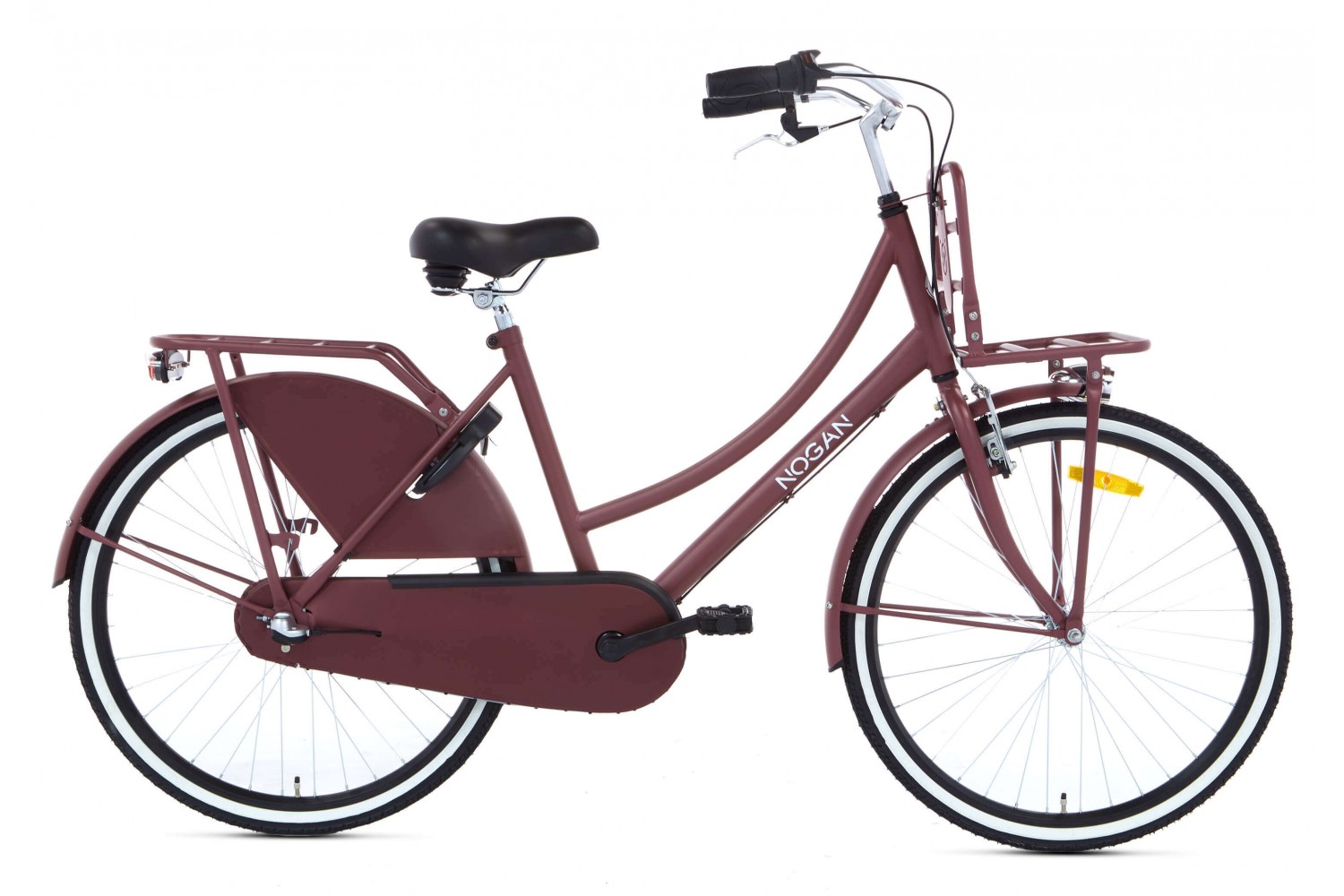 Nogan Vintage N3 Transport Fahrrad 26-Zoll-Mädchen Matt Red Nogan Vintage N3 Hollandrad 26 Zoll Mädchen Matt Rot