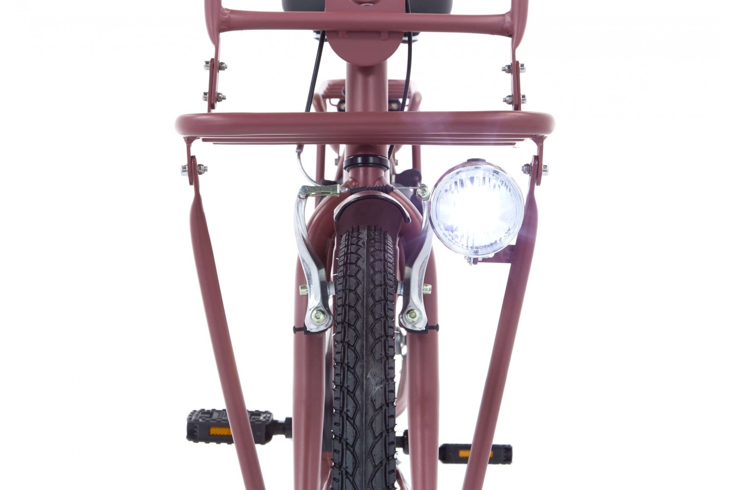 Nogan Vintage N3 Transport Fahrrad 26-Zoll-Mädchen Matt Red Nogan Vintage N3 Hollandrad 26 Zoll Mädchen Matt Rot