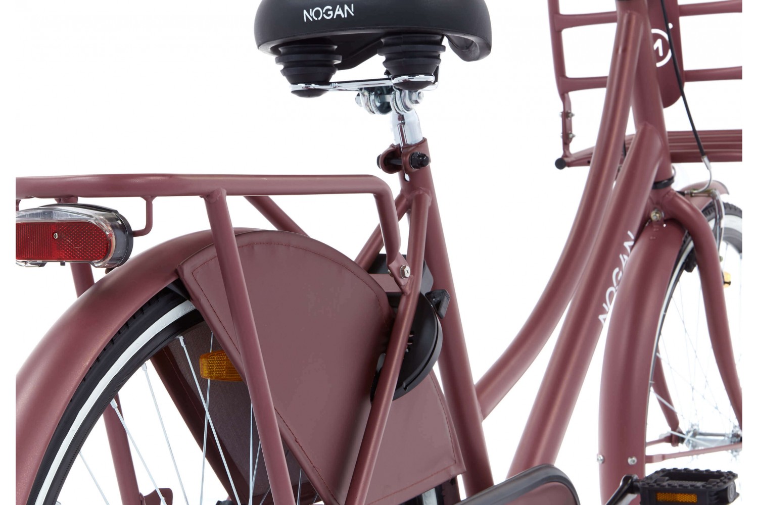 Nogan Vintage N3 Transport Fahrrad 26-Zoll-Mädchen Matt Red Nogan Vintage N3 Hollandrad 26 Zoll Mädchen Matt Rot