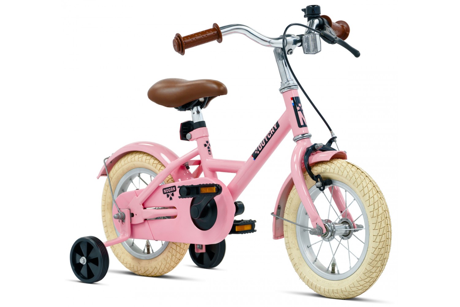 Nogan Dutchy Kinderfahrrad 12 Zoll Glänzendes Rosa Nogan Dutchy Kinderfahrrad 12 Zoll Glänzendes Rosa