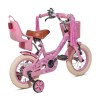 Nogan Butterfly Kinderfahrrad 12 Zoll Mädchen Rosa