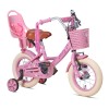 Nogan Butterfly Kinderfahrrad 12 Zoll Mädchen Rosa