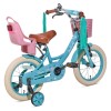 Nogan Butterfly Kinderfahrrad 14 Zoll Mädchen Fahrrad Türkis