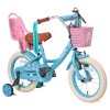 Nogan Butterfly Kinderfahrrad 14 Zoll Mädchen Fahrrad Türkis