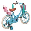 Nogan Butterfly Kinderfahrrad 16 Zoll Mädchen Türkis