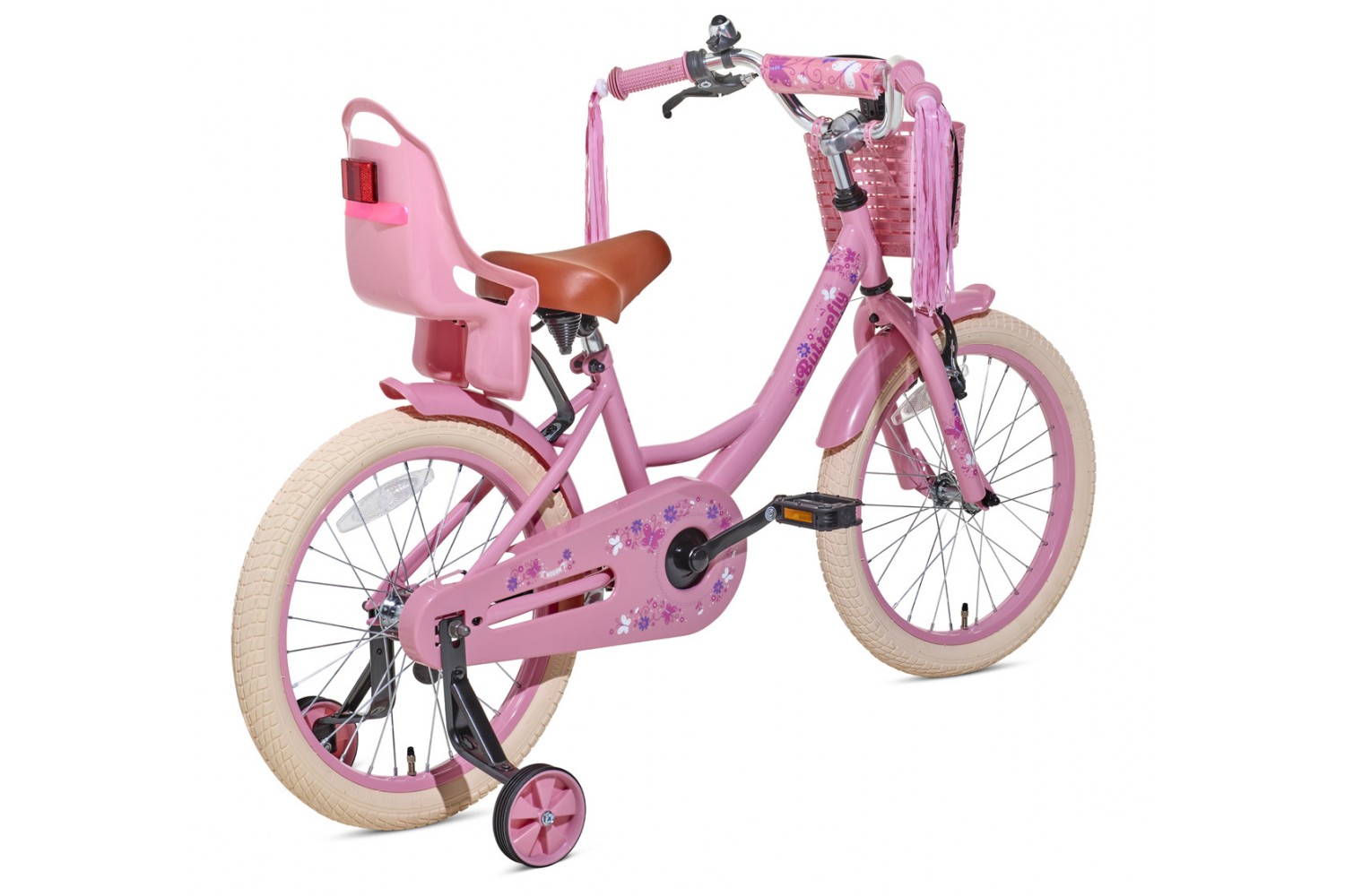 Nogan Butterfly Kinderfahrrad 18 Mädchen Zoll-Rosa Fahrrad