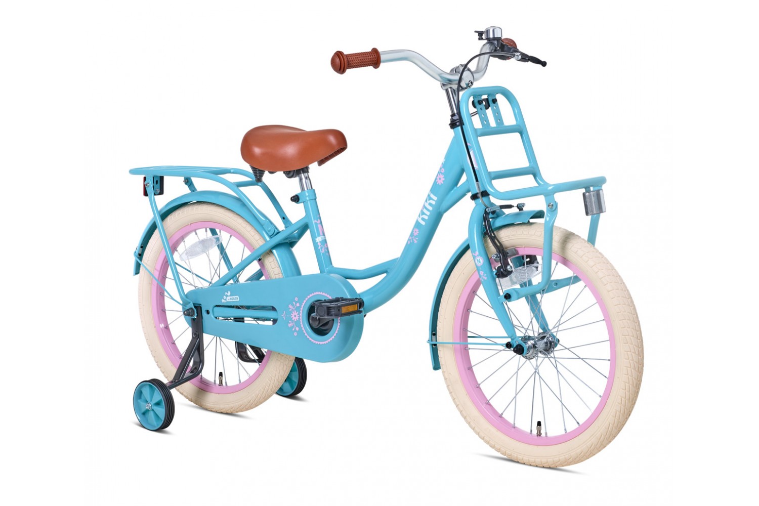 Nogan Kiki Kinderfahrrad 18 Zoll Mädchen Türkis