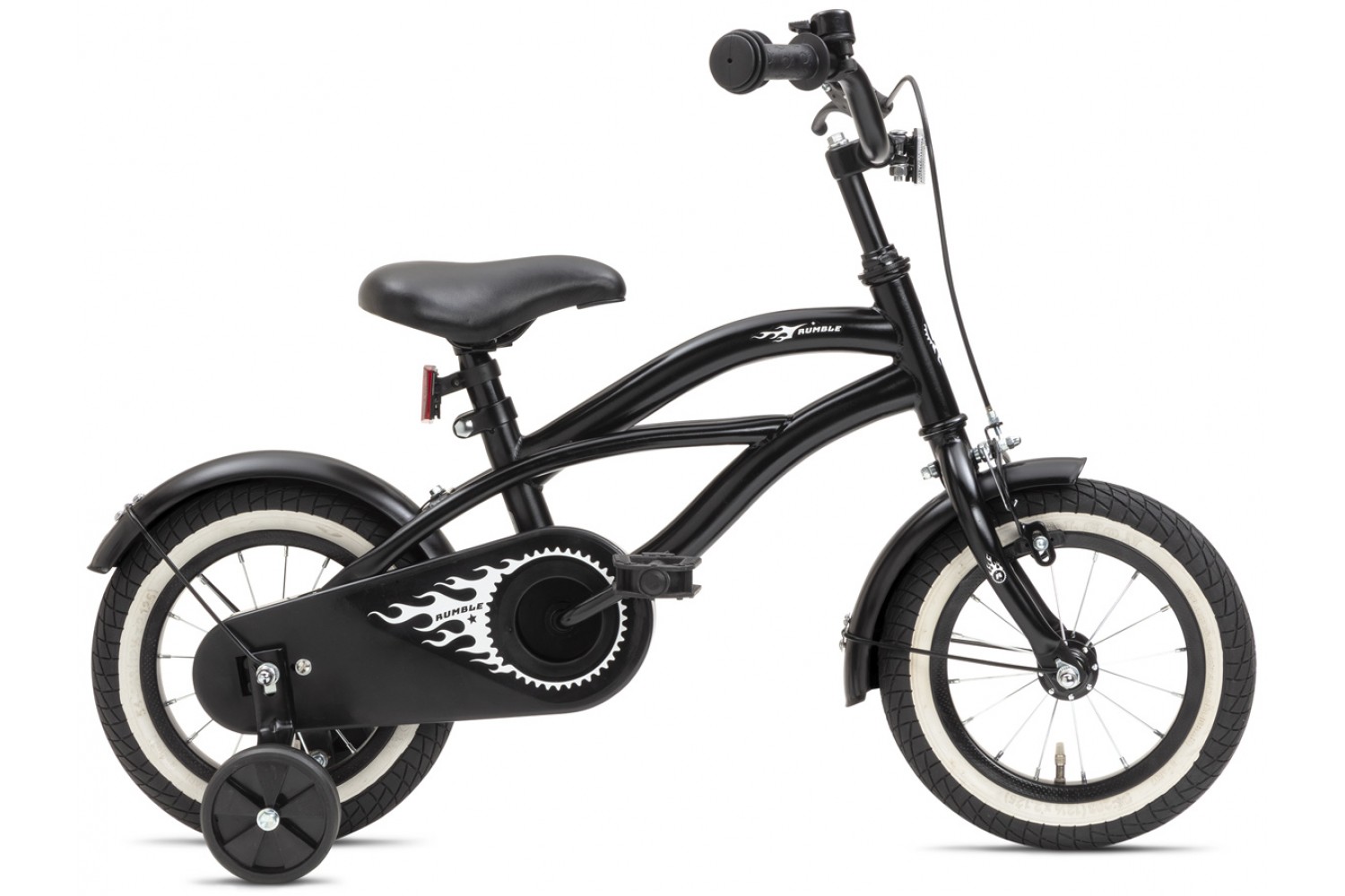 Nogan Rumble Kinderfahrrad 12 Zoll Jungen Schwarz