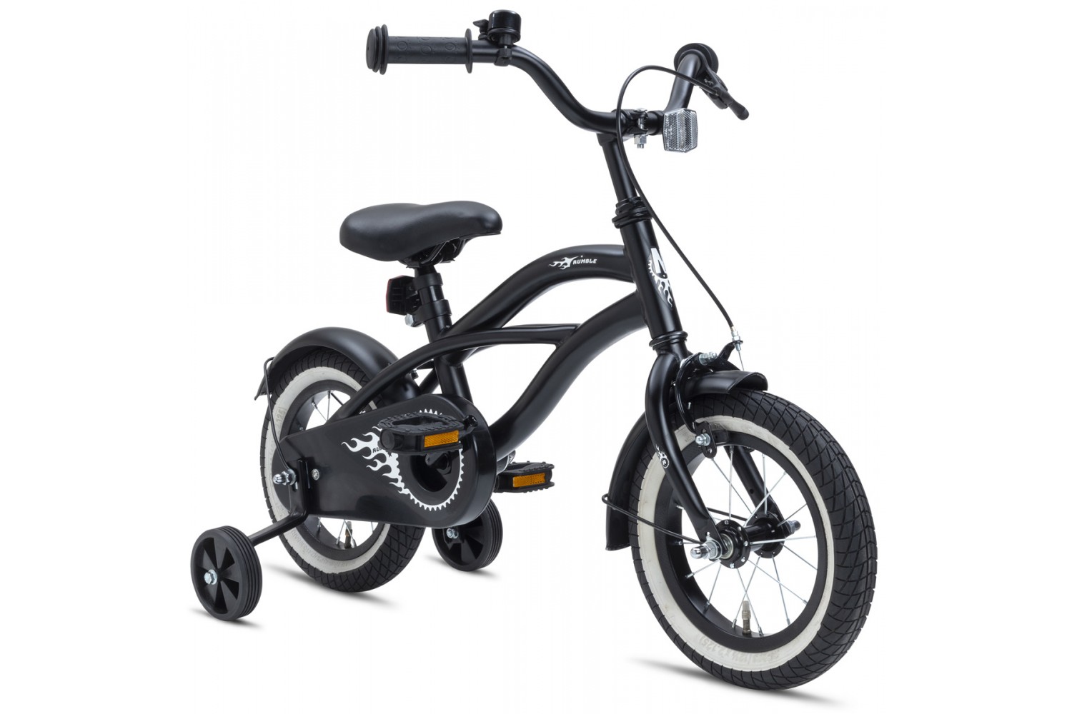 Nogan Rumble Kinderfahrrad 12 Zoll Jungen Schwarz