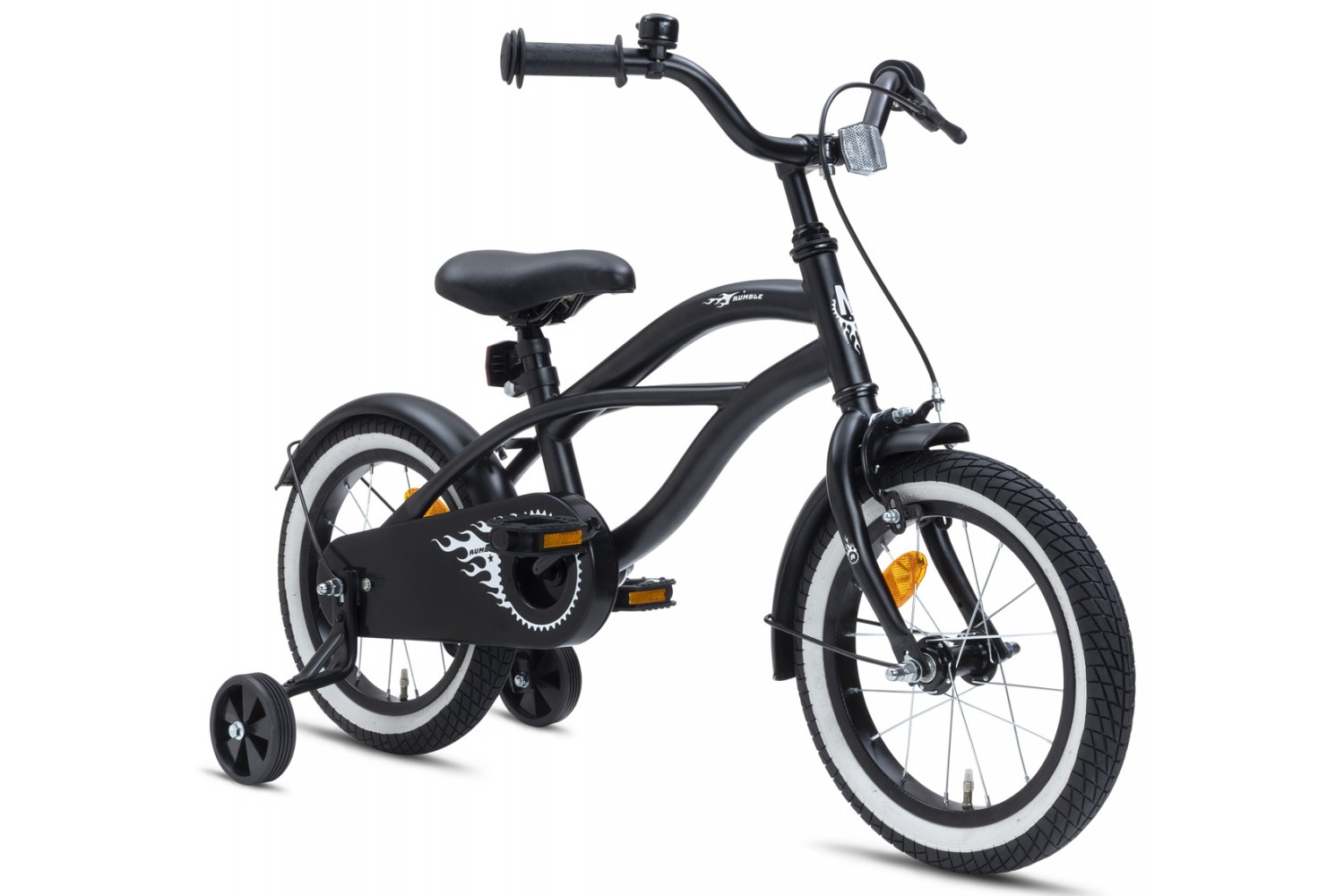 Nogan Rumble Kinderfahrrad 14 Zoll Jungen Schwarz