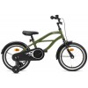 Nogan Rumble Kinderfahrrad 16 Zoll Jungen Armeegrün