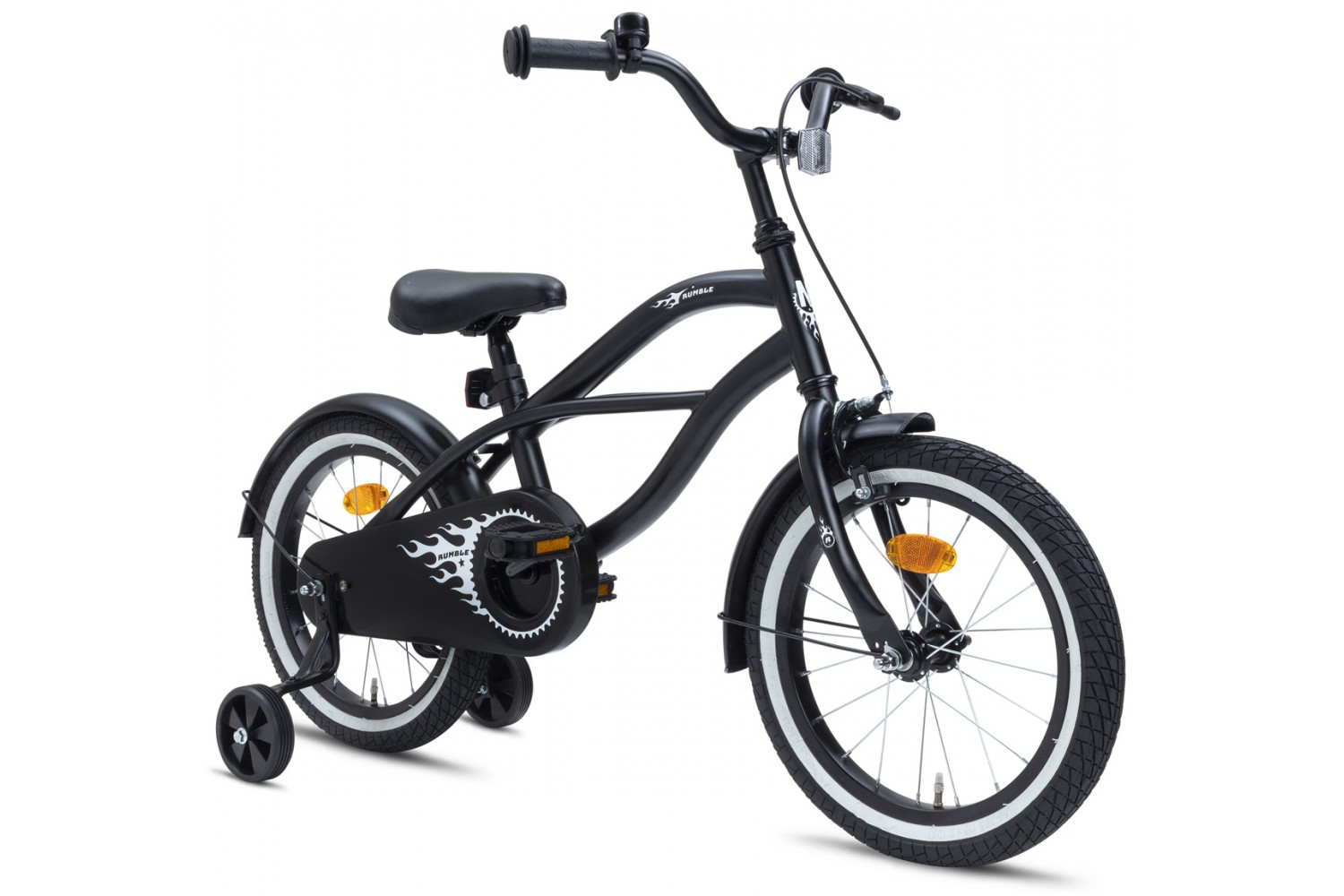 Nogan Rumble Kinderfahrrad 16 Zoll Jungen Schwarz