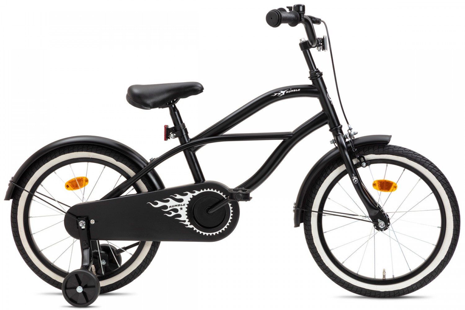 Nogan Rumble Kinderfahrrad 18 Zoll Jungen Schwarz