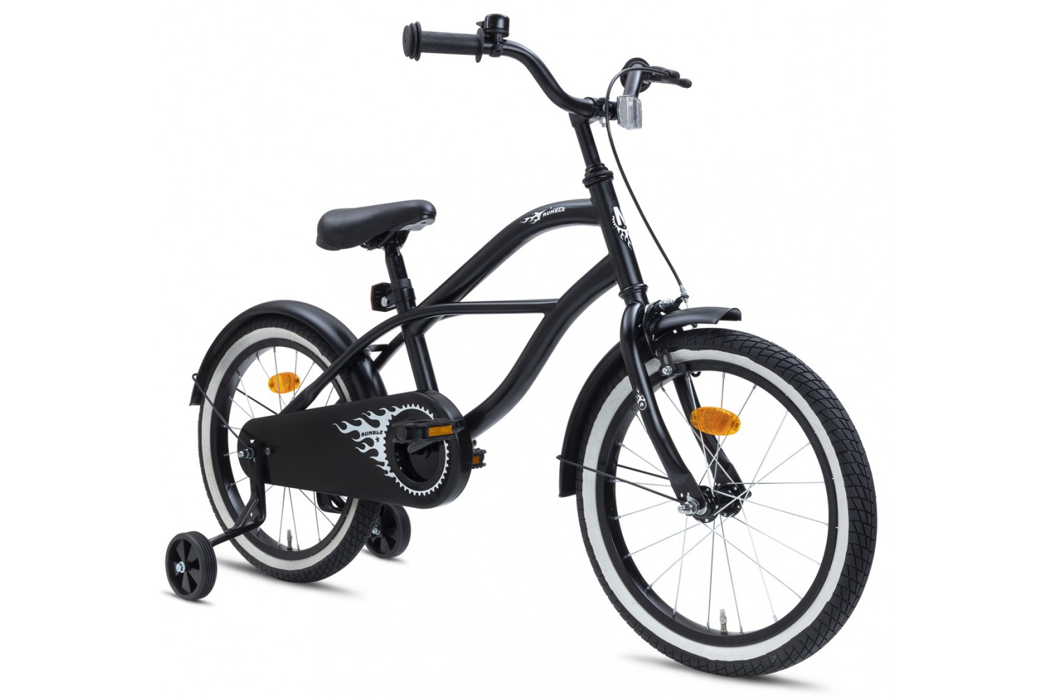 Nogan Rumble Kinderfahrrad 18 Zoll Jungen Schwarz