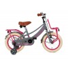 Supersuper Lola Kinderfahrrad 14 Zoll Mädchen Grau-Rosa