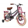 Supersuper Lola Kinderfahrrad 14 Zoll Mädchen Grau-Rosa