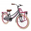 Supersuper Lola Kinderfahrrad 20 Zoll Mädchen Grau-Rosa