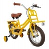 SuperSuper Cooper Bamboo Kinderfahrrad 12 Zoll Mädchen Gelb