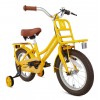 SuperSuper Cooper Bamboo Kinderfahrrad 14 Zoll Mädchen Gelb