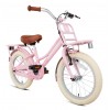 SuperSuper Cooper Bamboo Kinderfahrrad 16 Zoll Mädchen Rosa