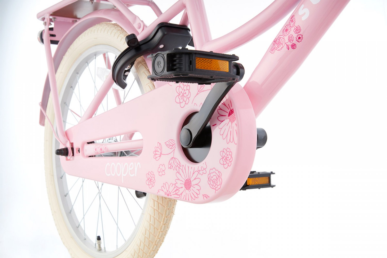 SuperSuper Cooper Bamboo Kinderfahrrad 20 Zoll Mädchen Rosa