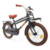 Supersuper Cooper Bamboo Boy's 18-Zoll Matt Black Fahrrad SuperSuper Cooper Bamboo Kinderfahrrad 18 Zoll Jungen Matt Schwarz