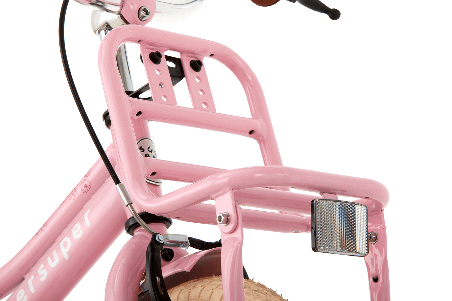 Supersuper Cooper Kinderfahrrad 12 Zoll Mädchen Rosa