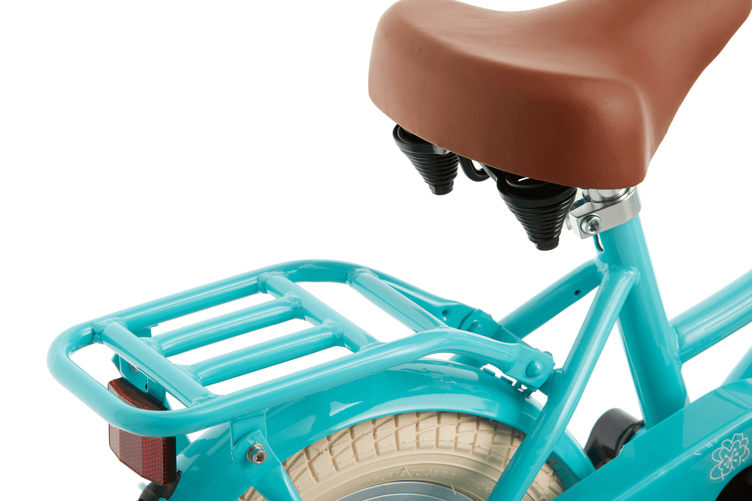 Supersuper Cooper Kinderfahrrad 12 Zoll Mädchen Türkis