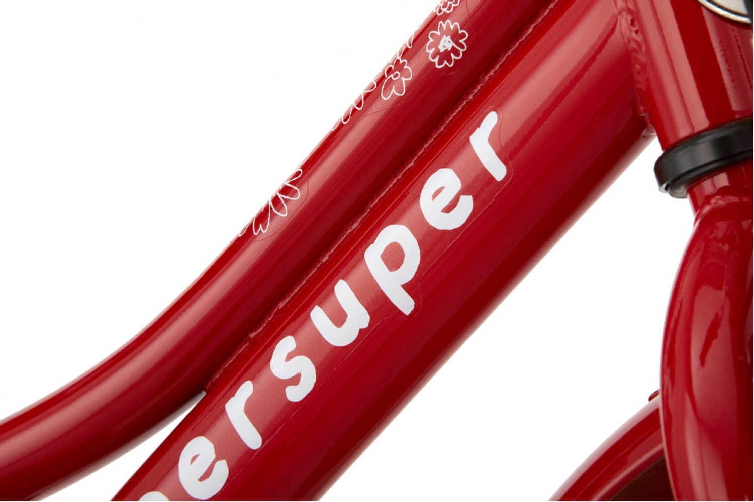 Supersuper Cooper Kinderfahrrad 14 Zoll Mädchen Rot