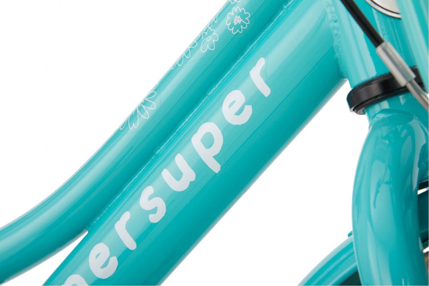 Supersuper Cooper Kinderfahrrad 14 Zoll Mädchen Türkis