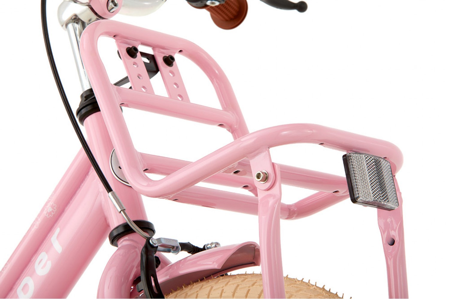 Supersuper Cooper Kinderfahrrad 18 Zoll Mädchen Rosa