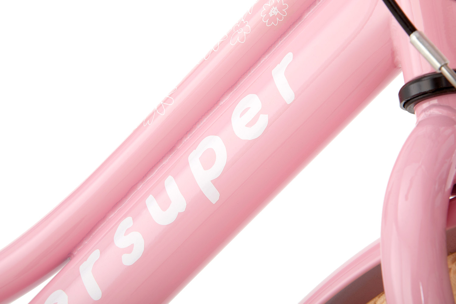 Supersuper Cooper Kinderfahrrad 18 Zoll Mädchen Rosa