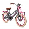 Supersuper Lola Kinderfahrrad 16 Zoll Mädchen Grau-Rosa