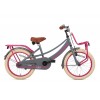 Supersuper Lola Kinderfahrrad 18 Zoll Mädchen Grau-Rosa