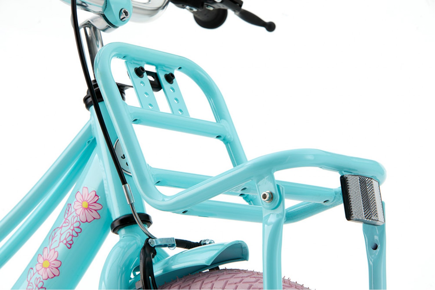 Supersuper Lola Kinderfahrrad 18 Zoll Mädchen Mint-Rosa