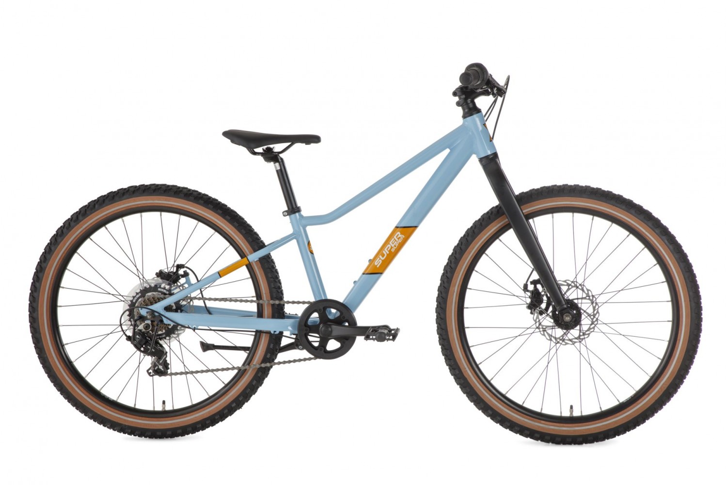 SuperSuper Xplore Kinder-Mountainbike 24 Zoll Blau