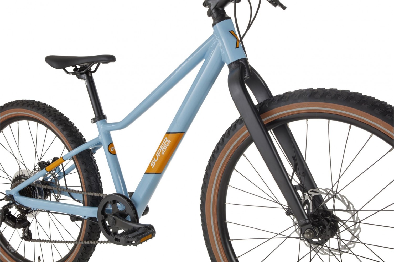 SuperSuper Xplore Kinder-Mountainbike 24 Zoll Blau