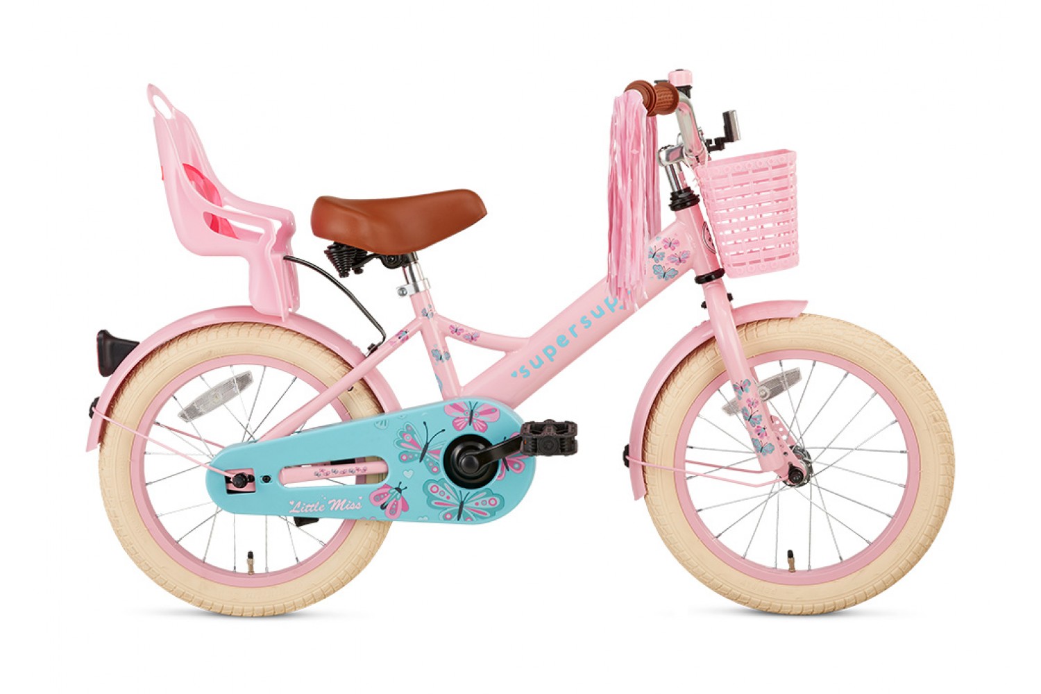 Supersuper Little Miss Kinderfahrrad 16 Zoll Mädchen Rosa