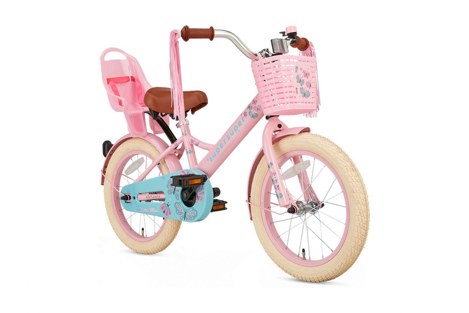 Supersuper Little Miss Kinderfahrrad 16 Zoll Mädchen Rosa