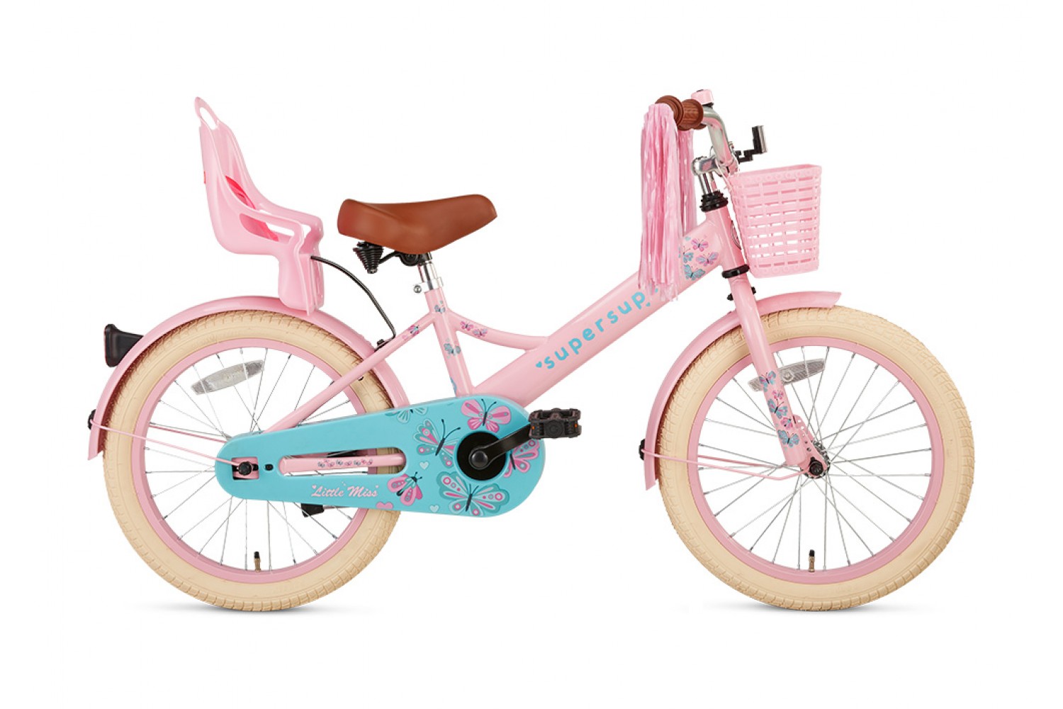 Supersuper Little Miss Kinderfahrrad 18 Zoll Mädchen Rosa