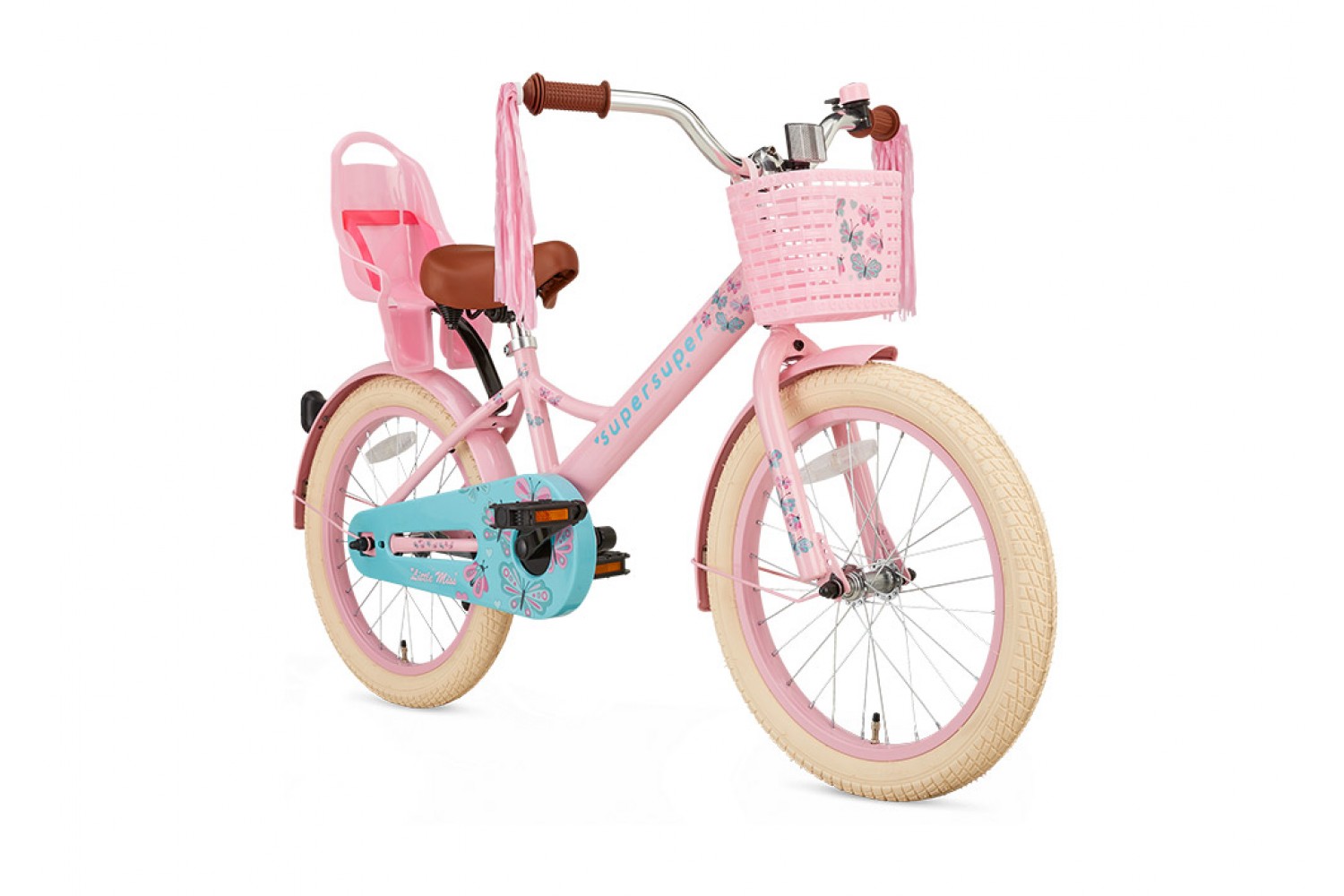 Supersuper Little Miss Kinderfahrrad 18 Zoll Mädchen Rosa